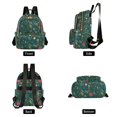 thumbnail image 4 of FORMRS Mini Backpack Purse for Women Quilted Travel Daypack Casual Shoulder Bag, Green Christmas Forest, 4 of 7