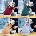 thumbnail image 2 of Winter Warm Pet Clothes Dog and Cat Sweater Collegiate Style Puppy Cat Vest Apperal for Teddy Chihuahua French Bulldog (Yellow,5XL), 2 of 7