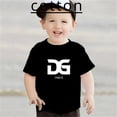 thumbnail image 2 of Camiseta de algodón para niños, camiseta de moda con estampado de letras para niñas y niños, camisetas de manga corta con cuello redondo para bebés, ropa para niños, 2 of 5