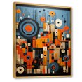 thumbnail image 2 of Designart "African Tribal flow Pastoral II" African Tribal Floater Framed Wall Art Living Room, 2 of 7
