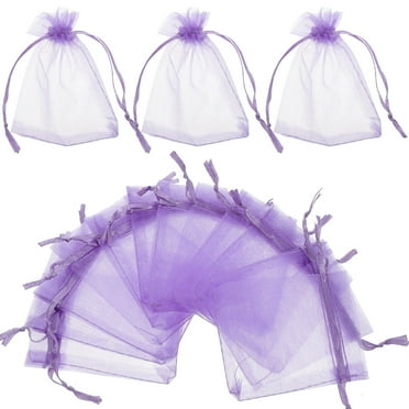 50 Pcs Organza Gift Bag Candy Bags Small Party Gifts Net Wedding Favors Pouches