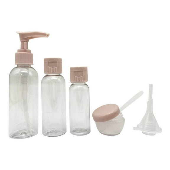 Kit De Viaje Prichos Envases Plástico 6 Piezas