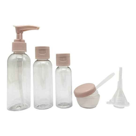 Kit De Viaje Prichos Envases Plástico 6 Piezas