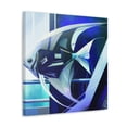 thumbnail image 2 of Angelfish in Moonlight - Canvas, 2 of 10