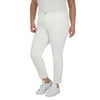 Jones New York Women's Lexington Skinny Jeans White Size 22W