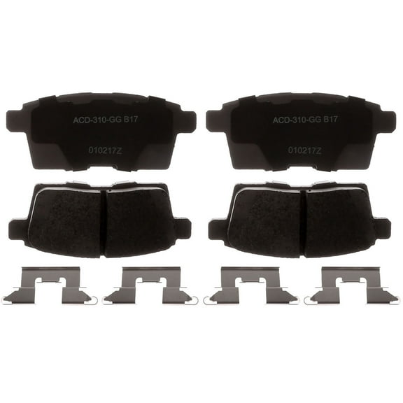 Disc Brake Pad Set Fits select: 2007-2010 FORD EDGE, 2007-2012 MAZDA CX-7