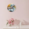 thumbnail image 3 of ATEDEANEI 12" Wall Clock Battery Operated Silent Non Ticking Galloping Horse Landscape Style, 3 of 5
