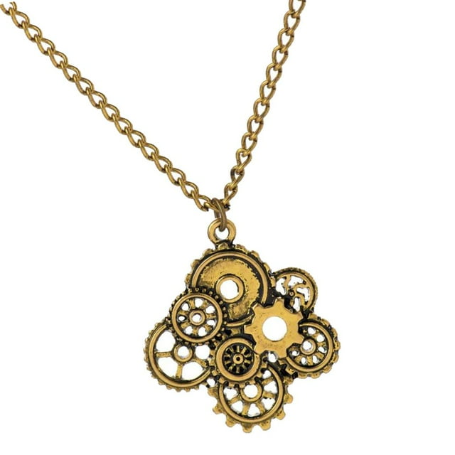 Colgante de La Engranajes de Steampunk Del Vintage Collar Gótico Del de La Salvador Collar de Steampunk