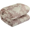 thumbnail image 4 of Lanco Floral Print 5 Piece Comforter Set, Blush, Queen, Floral, 100% Polyester & Fill, 4 of 5