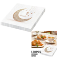 thumbnail image 2 of 120PCS RAMADAN Napkin Dinner Table Napkins Paper Disposable Safe Fragrant Free Soft Mouth Wiping Tissue, 2 of 6