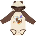 thumbnail image 3 of Inktastic Otter Space cute otter with rocket pack Boys or Girls Long Sleeve Baby Bodysuit, 3 of 5