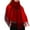 Brick Red, variant on Women's Winter Solid Color Tassel Shawl Warm Scarf Set Stylish Cozy Accessories for Cold Weather Black