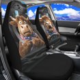 thumbnail image 6 of XYZCANDO Stylish Front Car Seat Covers with Funny Highland Cow Design - Breathable Durable Protectors For All Vehicle Types, 6 of 8