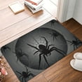 thumbnail image 4 of Balery Black Spiders Felpudo de franela, resistente a las manchas y a la decoloración, para uso interior y exterior, fácil de limpiar, 40 x 60 cm, 4 of 7