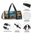 thumbnail image 4 of Sikiie Coastal Style Garden Villa Duffel Bag, Travel Bag, Sports Gym Bag - Ideal for Sports, Gym, Overnight Stays, 4 of 6