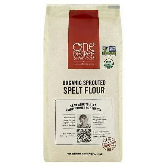 One Degree Organic Sprouted Spelt Flour 32 oz (Pack of 6)