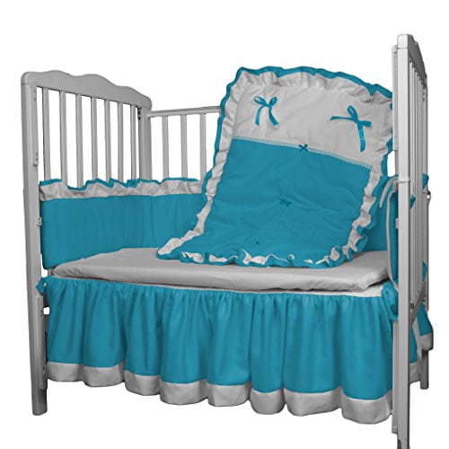 aqua baby bedding