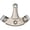Satin Nickel, variant on Heavy Duty Gauge Steel Hinge Pin Door Stop