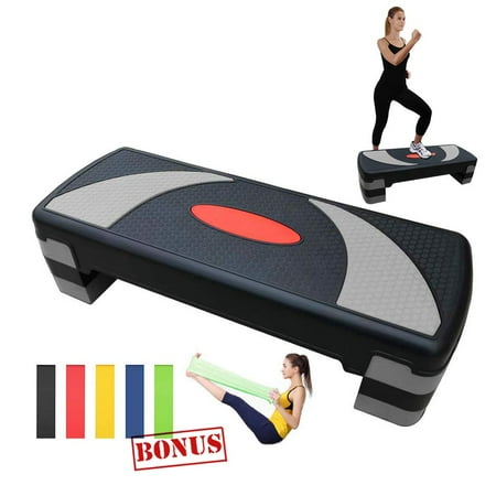 Eikds 32 Adjustable Workout Aerobic Steppers For Exercise