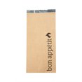 thumbnail image 3 of Bag Tek Kraft Paper Printed Foil Bag - 1/2 Gallon, Bon Appetit - 6 1/2" x 4 1/4" x 14 1/2" - 100 count box, 3 of 11