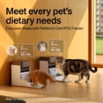 thumbnail image 4 of PETLIBRO Smart Auto Cat Feeder, RFID Sensor, 5G Wi-Fi, 3L Dry Food Dispenser, App Control, Light Collar Tag, 4 of 10