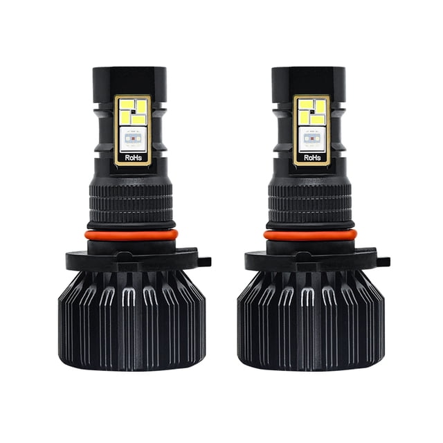 Yeacher Multicolor LED Fog Light Bulb 9005 9006 H10 Color Changing Fog Lights Multicolor Wireless