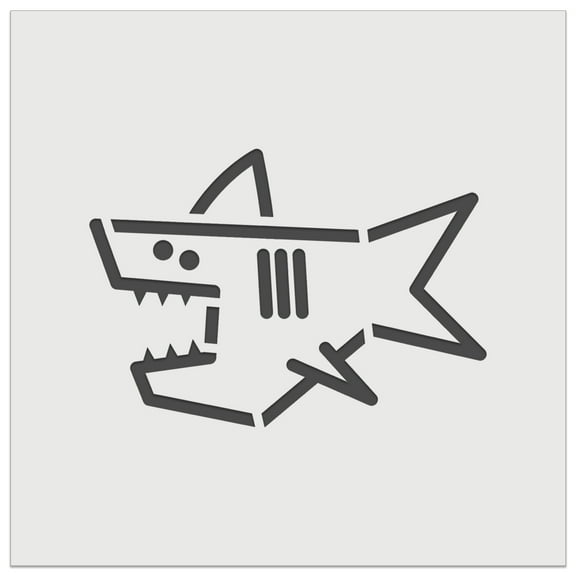 Sniggle Sloth Shark Art Stencils and Templates