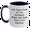 White/Navy, variant on Funny Civil Engineer Gifts - 'God Found Some Of The Strongest Women And Made Them Civil Engineer' Two Tone Coffee Mug for Graduation from Family, Friends, Coworkers