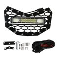 thumbnail image 1 of UTV Mesh Grille Replacement,Black UTV Mesh Grille UTV Mesh Grille UTV Grillwith LED Light Reliable and Durable, 1 of 5