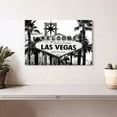 thumbnail image 2 of Elephant Stock Welcome To Fabulous Las Vegas Bw Wall Art - Horizontal Canvas Wall Art - Living Room Wall Decor - Places Canvas - Black And Gray Decor By Philippe Hugonnard - 12" x 8", 2 of 8