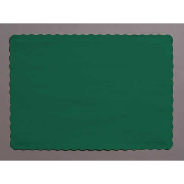 Creative Converting Hunter Green Placemats, 50Pack