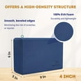 thumbnail image 2 of Everyday Yoga High-Density Foam Block, Lightweight & Durable with Smooth Beveled Edges, 2 of 7