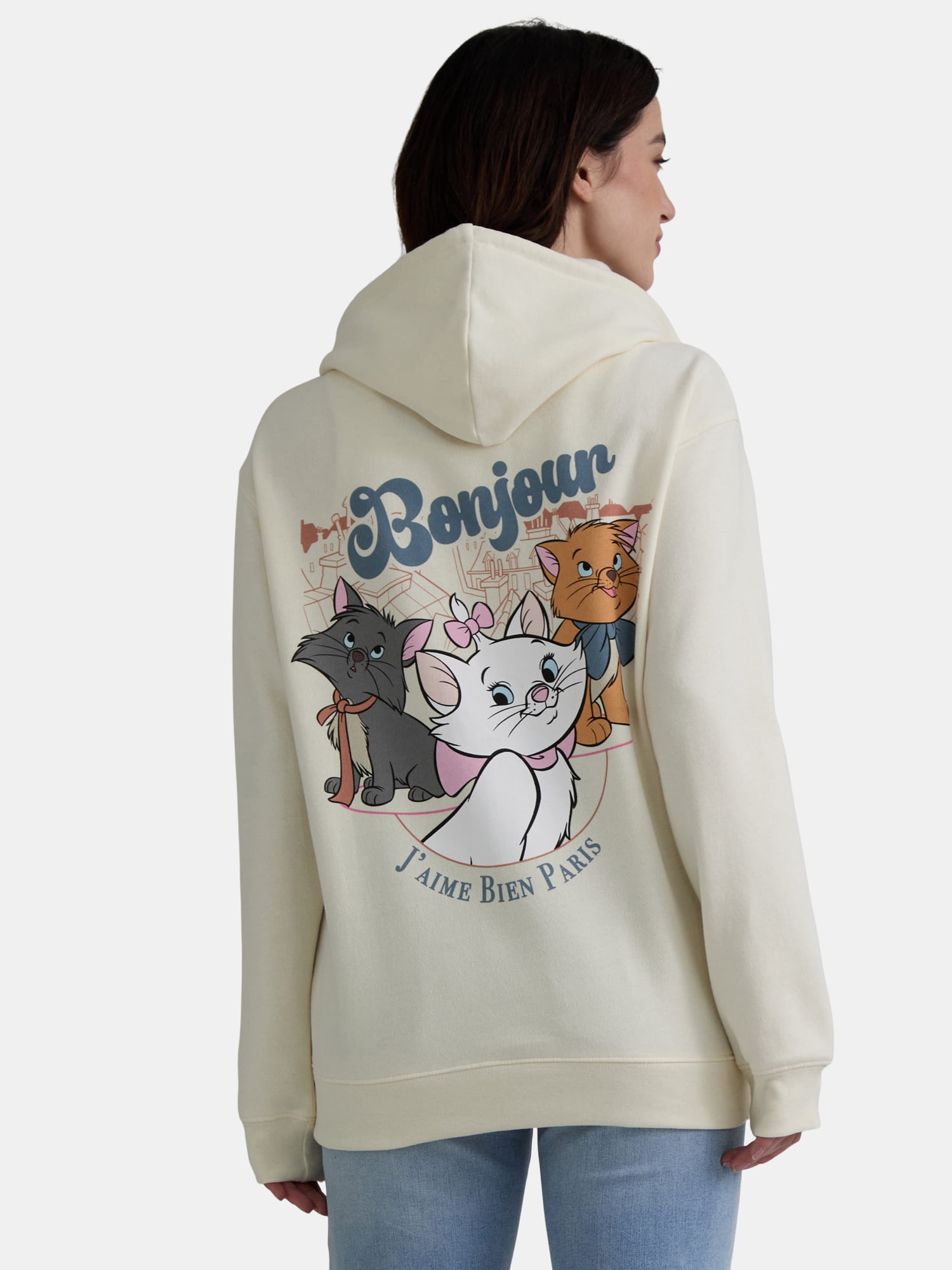 Aristocats Women’s Graphic Hoodie, Sizes XXS-XXL