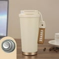 thumbnail image 1 of Feltree 304 Stainless Steel Straw Water Cup with Carry Rope Convenient Coffee Vacuum Cup, 1 of 7