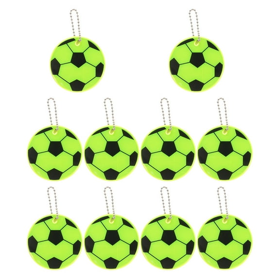 20 Pcs Pendant Reflection Soccer Ornament Keychain Primary School