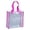 Hot Pink, variant on Avolia Clear Tote Bags 12 x 12 x 6 Inch Large Clear Plastic Tote Bag with Handles for Work Sports
