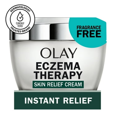Olay Sensitive Skin Eczema Therapy Face Moisturizer with Colloidal Oatmeal, Fragrance-Free, 1.7 oz