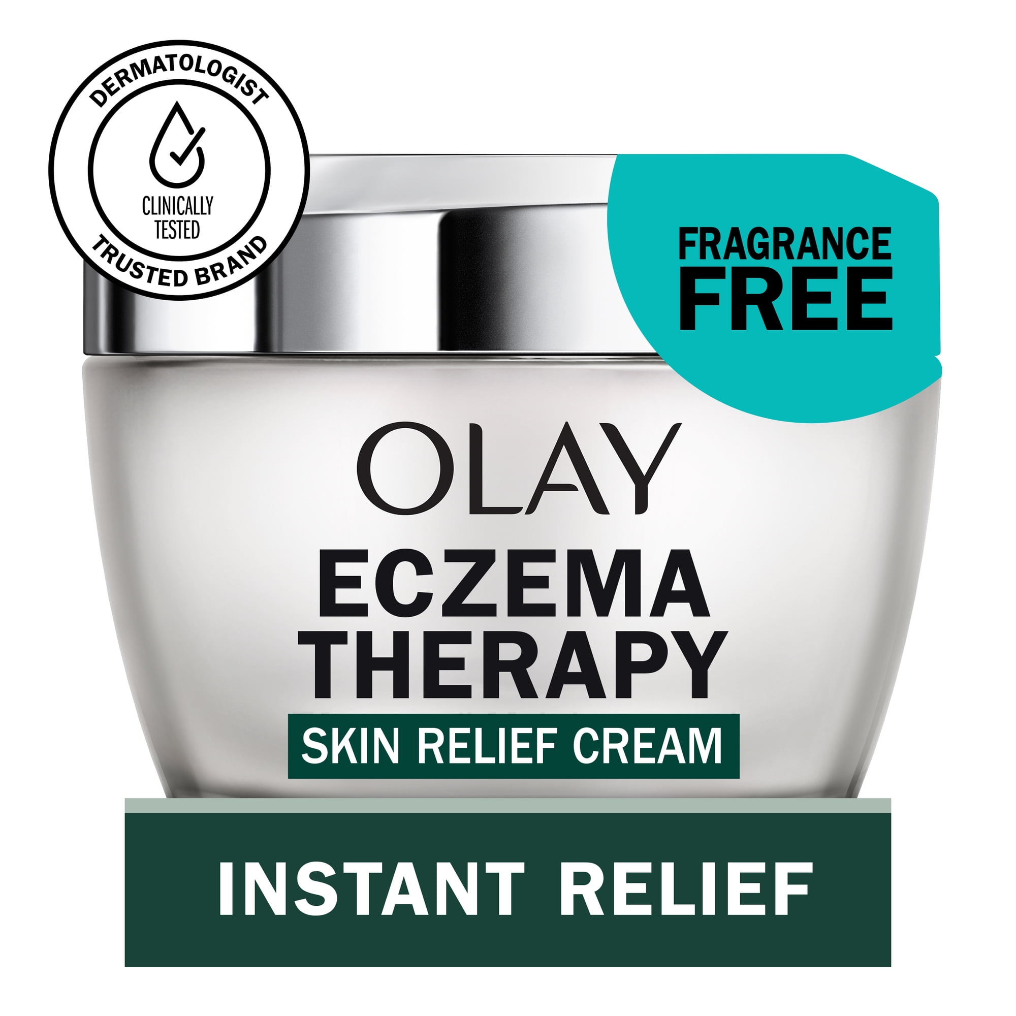 Olay Sensitive Skin Eczema Therapy Face Moisturizer with Colloidal Oatmeal, Fragrance-Free, 1.7 oz