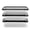 Black, variant on Food Storage Containers (Small 2.3L, 6 Pack)