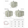 thumbnail image 2 of Sage Green Daisy Small Toaster Cover 2 Slice, Kitchen Appliance Covers, Farmhouse Floral Green Striped Toaster Oven Cover with Loop, Bread Machine Cover Polyester Dust Cover Protection, 2 of 4