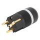 thumbnail image 2 of Enchufe de alimentación Monosaudio de cobre puro chapado en oro de 24 K para cable de alimentación de audio 100250 V (E100G (macho) Enchufe) ), 2 of 9