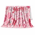 thumbnail image 2 of My Merry Era Christmas Theme, Festive Holiday Scene, Warm Flannel Blanket for Living Room and Family Room with Detailed Artwork, Art Lovers Christmas Gift, Festive Home Decor, 2 of 9
