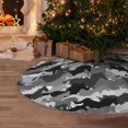 thumbnail image 5 of Defioc Horse Silhouette for Christmas Tree Skirt Snowman Xmas Tree Skirt Farmhouse Christmas Decorations Tree Mat for Holiday Party Decor-36", 5 of 6