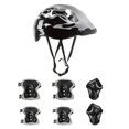 thumbnail image 1 of 7-piece set of children's helmet knee and elbow pads riding scooter protective cover, 1 of 5