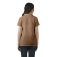 thumbnail image 4 of Moomaya Chemise Tunique Style Enveloppant pour Femmes en Coton Décontracté Col Classique Boutonné, 4 of 6