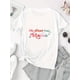 thumbnail image 2 of Camiseta de manga corta para mujer transpirable Moda de veranoVacation Ready Women's "Oh What Fun Mama" Graphic Tee - Playful Colorful Letter Print, Casual Short Sleeve T-Shirt, Comfortable Summer T, 2 of 7