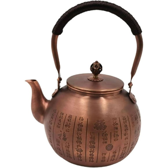 Handmade Copper Kettle 1.2L Kung Fu Kettle Boiling Kettle for Hotel Restaurant Home