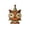 A-2, variant on Fall Thanksgiving Wooden Block Decor, Vintage Ghost Owl Shelf Ornament, 3.94 Inch Tabletop Gift for Housewarming