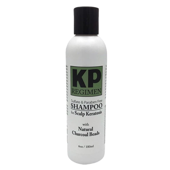 KP Regimen Shampoo for Keratosis Pilaris with Charcoal Beads & Tea Tree Oil For Scalp Keratosis - 6.0 OZ