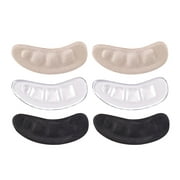 wuaynoon 3 Pairs Metatarsal Pad Non-slippery Long-lasting Insole Heels Mat Sandals Supplies Sole Protection Anti-slip Sticker  Type 1